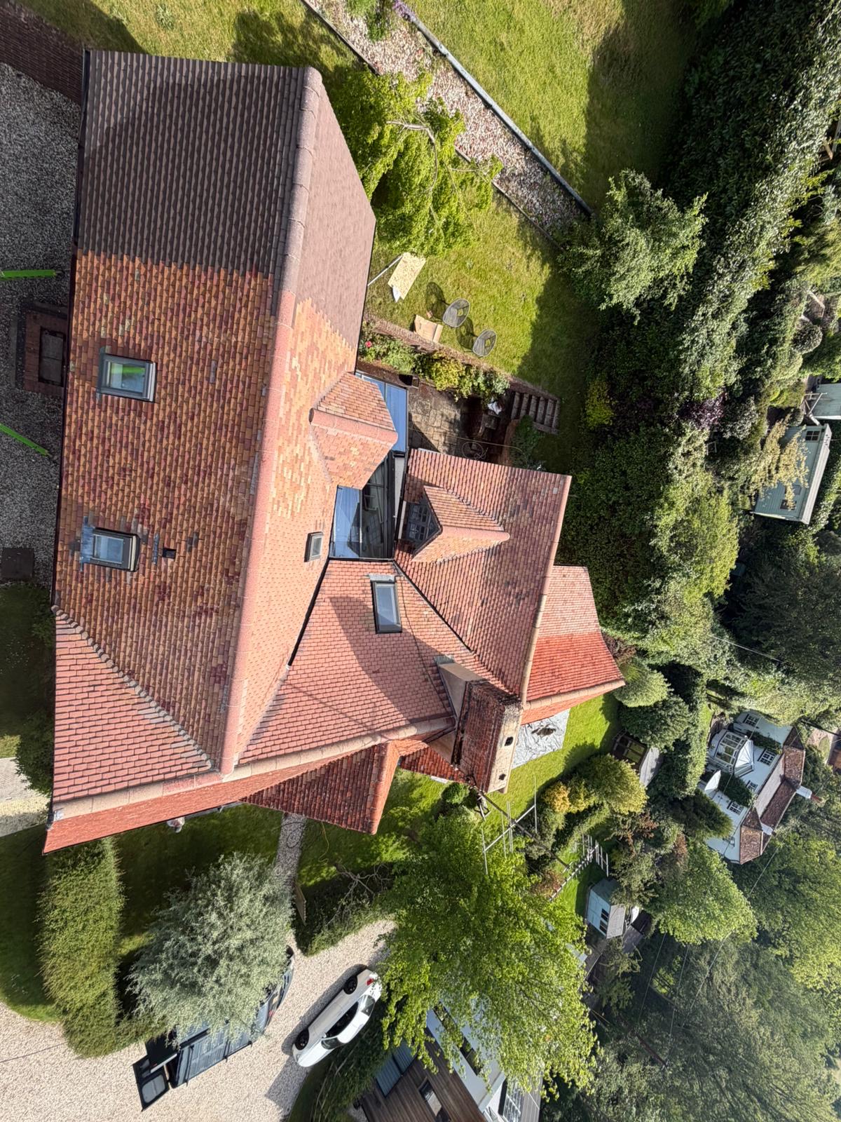 Roof cleaning after