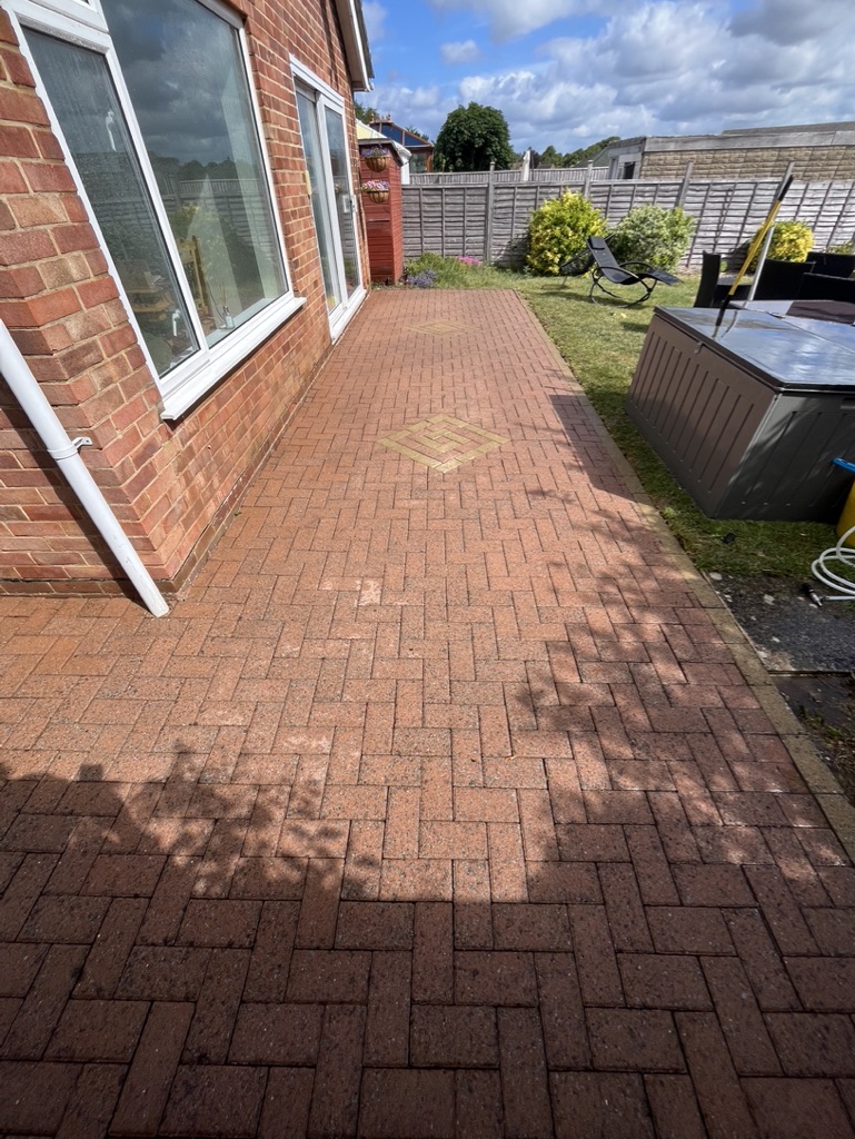 Patio restoration after